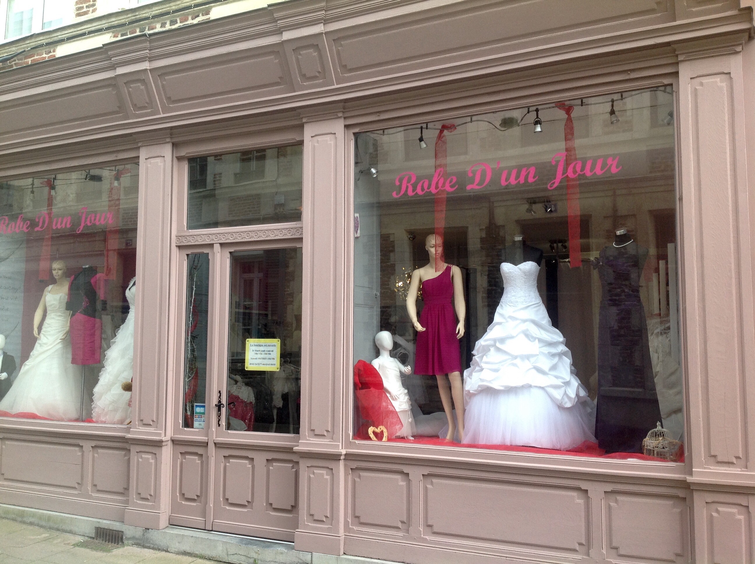 boutique de robe de mariée, soirée
